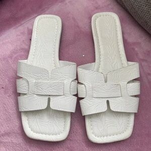 Elegant White Women's Sandals